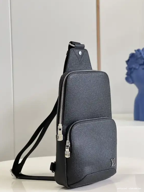 Official oldcobbler VUITTON SLING BAG AVENUE LOUIS 0705